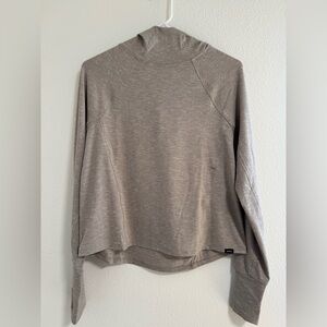 Prana Sol Searcher Sun Hoodie, Size S, Brown/Mauve